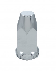 Chrome Plastic 33Mm 4" Tall Thread-On Nut Cover