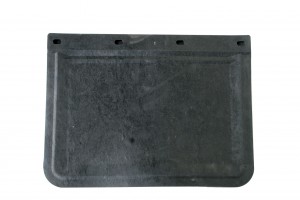 (2/Bulk) Black Front Rubber 15"L X 20"W Mud Flap