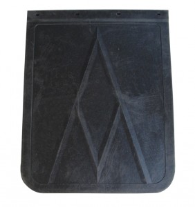 (2/Bulk) Black Rubber 30"L X 24"W Av Mud Flap