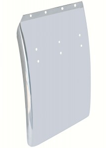 Stainless Steel Deluxe 24" W X 24" L Quarter Fender Blank