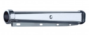 (2/Bulk) Chrome Spring-Loaded 2 1/2" Bolt W/ 2" Light Holder End Cap