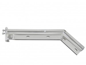 (2/Bulk) Chrome 28" Economy Spring Loaded 45