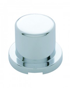Chrome Plastic 33Mm Flat Top Nut Cover