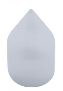 Chrome Plastic 15/16" X 2 1/2" Spike Nut Cover