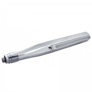 (2/Bulk) Stainless Steel Deluxe Quarter Fender Bracket W/ Chrome Bezel W/ 23 Red Led W/ Reflector 17" Light Bar - Clear Lens