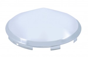 Stainless Steel 7/16" Lip 6 Uneven Notch Front Pointed Cap