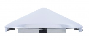 Stainless Steel 7/16" Lip 4 Even Notch Front Cap W/ Spinner Hole