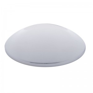 Stainless Steel 9 1/4" Trailer Hub Cap W/ 3 Clips