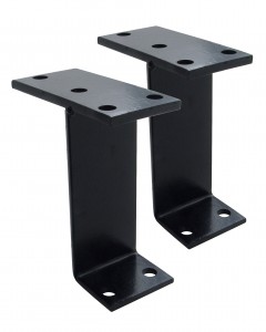 (2/Bulk) Black Rear Light Bar Mounting Bracket