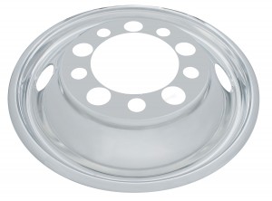 Stainless Steel 24 1/2" 2 Hand Hole Front Wheel Liner
