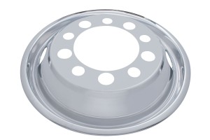 Stainless Steel 22 1/2" 2 Hand Hole Front Wheel Liner