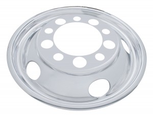 Stainless Steel 24 1/2" 5 Hand Hole Front Wheel Liner