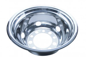 Stainless Steel 22 1/2" 5 Hand Hole Rear Wheel Liner
