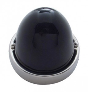 Large Glass Marker Light W/ 1157 Bulb - Purple Watermelon Lens