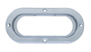 Stainless 6" Oval Mounting Flange