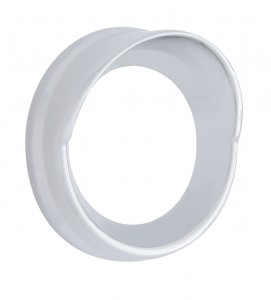 Chrome Plastic Small Gauge Cover W/ Visor - Kenworth