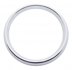 Chrome Plastic Century Speed/Tachometer Cover - Fr