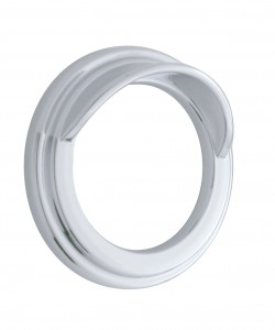 Chrome Plastic Small Gauge Cover W/ Visor - Freigh