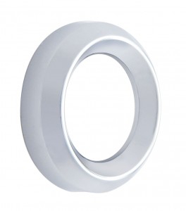 Chrome Plastic Small Gauge Cover - Universal