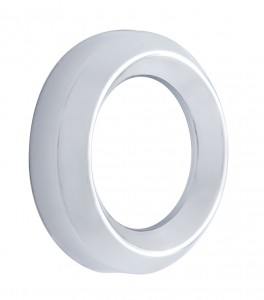 Chrome Plastic "Oil Psi" Gauge Cover - Peterbilt 359