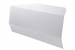 (2/Bulk) Stainless Steel Front Fender Guards - Peterbilt 370 Series