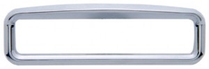 Chrome Plastic Kenworth Glove Box Emblem Bezel W/ Visor