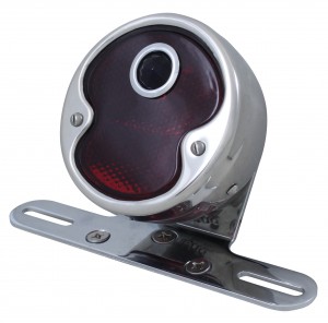 "1932 Duo Lamp" Tail Light With Red Glass Lens & Blue Dot