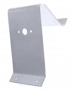 Stainless Steel Triangle Light Bracket - 3 Holes On Angled Side