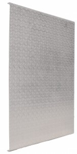 Aluminum 34 1/2" Wide Diamond Deck Plate - 2'