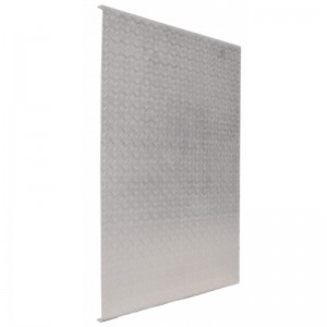 Aluminum 34 1/2" Wide Diamond Deck Plate - 3'