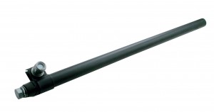 Black Quarter Fender 28" Tube Post - Bolt Mount