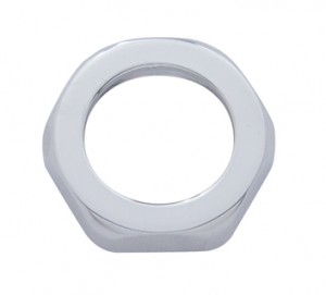 Chrome Starter Bottom Face Nut - Peterbilt