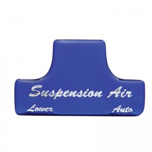 Glossy Suspension Air Sticker - Blue