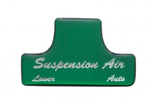 Glossy Suspension Air Sticker - Green
