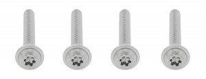 Freightliner Cascadia Grill Screw Set - Chrome Fin