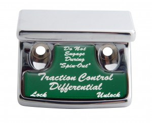 Chrome Plastic Freightliner Switch Guard W/ Glossy