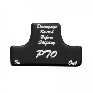 Glossy Pto Sticker - Black