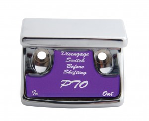 Chrome Plastic Freightliner Switch Guard W/ Glossy