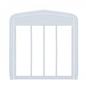 Chrome Kenworth W900L Grill Surround