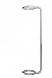 Chrome 34" Exhaust Grab Handle For 6" Exhaust