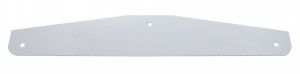 Stainless Steel 4"L X 24"W Standard Bottom Mud Flap Plate - Bolt Thru