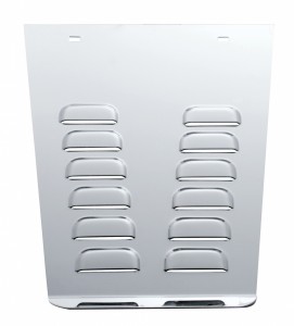 (2/Bulk) Stainless Steel Anti-Sail Plate - Louvered