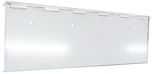 Stainless Steel 2 License Plate Holder W/ Hinge