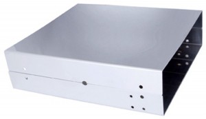 (Skpk) Stainless Steel C.B. Case W/ Front Mic. Output - Cobra 29, Uniden 76, Grant