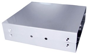 (Skpk) Stainless Steel C.B. Case W/ Front Mic. Output - Cobra 148, Galaxy, Conex