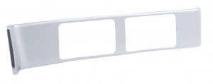 Chrome Plastic Peterbilt Passenger A/C Vent  Trim