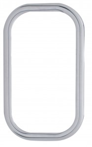 Stainless Steel Freightliner Curved View Window Tr