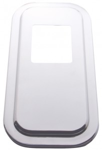 Stainless Steel Peterbilt Shift Plate Cover - 5 3/4" X 4 3/4" Opening