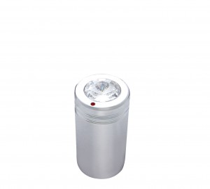 Chrome C.B. Knob W/ Diamond - Clear