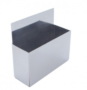 Stainless Steel Cigarette Pack Storage Compartment